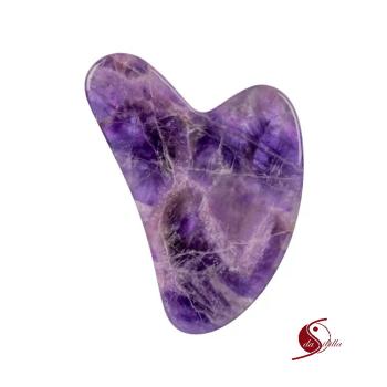 Gua Sha Massagestein Amethyst – Entspannung & Wohlbefinden